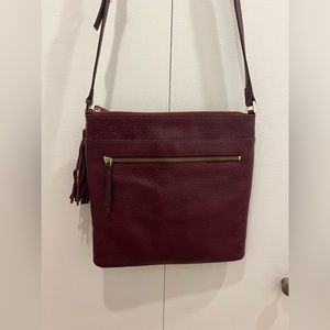 Halogen Leather Crossbody Purse